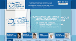 Desktop Screenshot of obesitynj.com